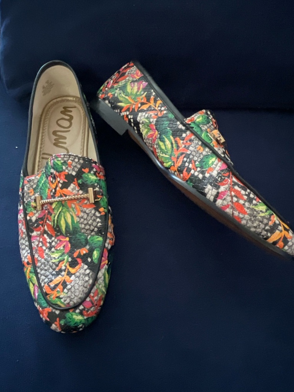 Sam Edelman Lior tropical print loafer - Picture 2 of 11